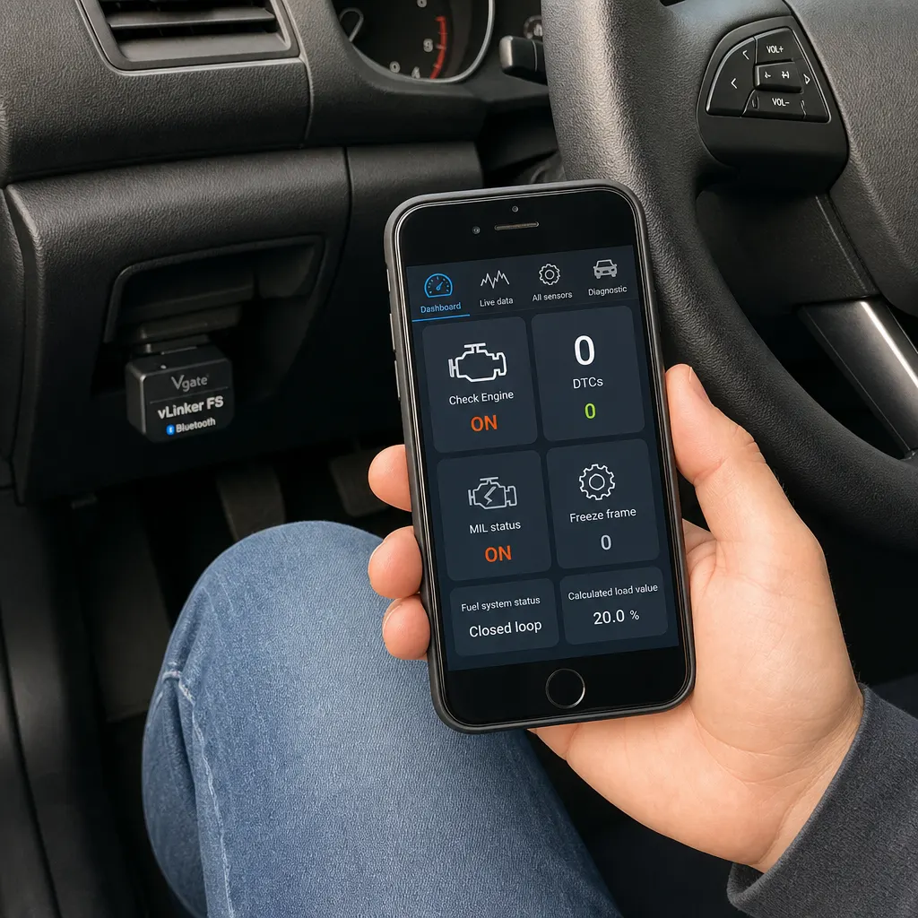 vgate vLinker FS Bluetooth in everyday use